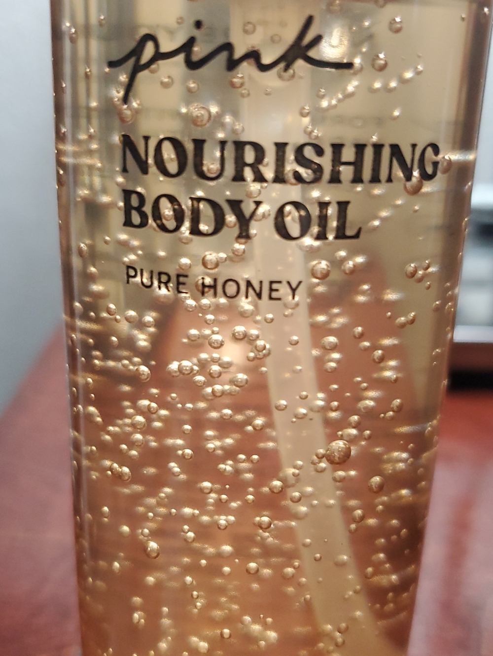 PINK Victoria's Secret Nourishing Body Oil - Pure Honey (Golden) - Picture 2 of 7